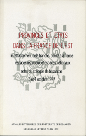 Provinces et états dans la France de l'Est